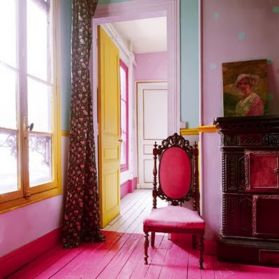 Pink Living Room Tudorks